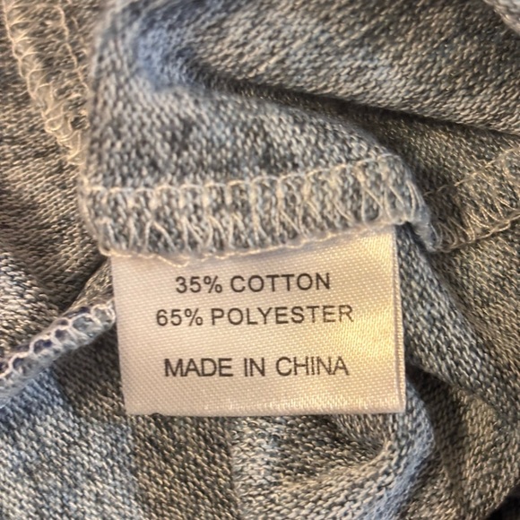 Haute Blue and Gray Women's Crew Neck Sweater - Picture 5 of 7